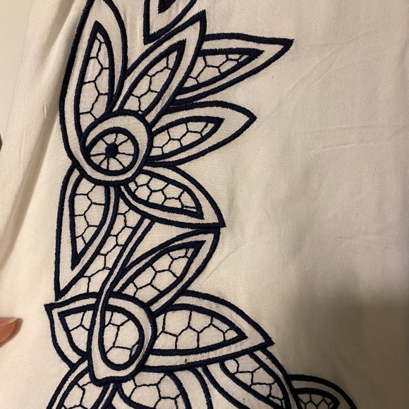 Tea & Cup Embroidered Romper - Picture 3 of 5